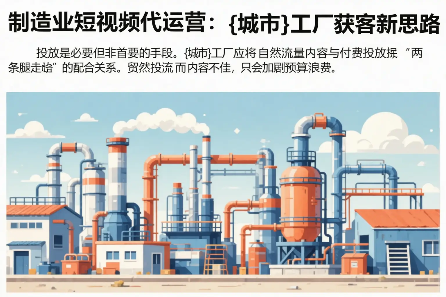 制造业短视频代运营:回民工厂获客新思路